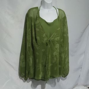 Apt. 9 Blouse & Cami Set Size 2X
